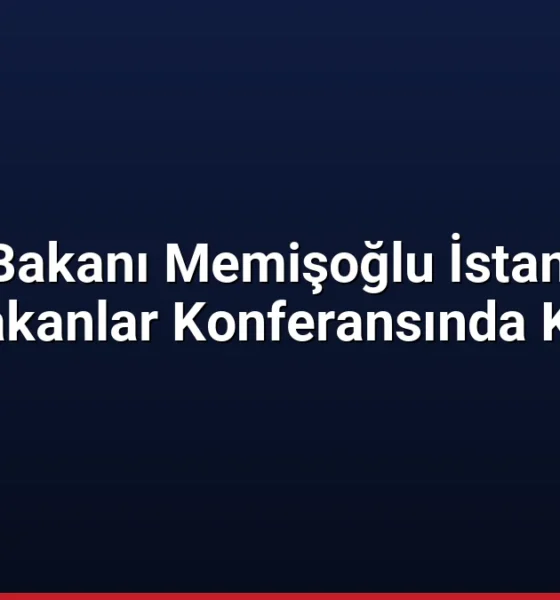 Sağlık Bakanı Memişoğlu İstanbuldaki DSÖ Bakanlar Konferansında Konuştu
