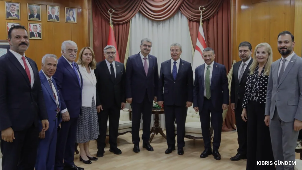 Ünal Üstel TBMM Heyeti ile Görüştü