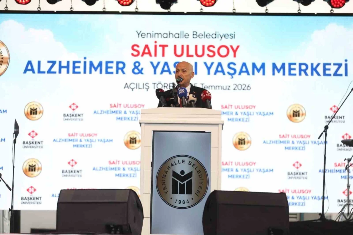 Yenimahallev Sait Ulusoy Alzheimer ve Yaşlı Yaşam Merkezi hizmete açıldı