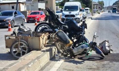 İki motosiklet çarpıştı: 1 ölü, 1 yaralı
