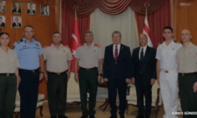 Başbakan Ünal Üstel Güvenlik Kuvvetleri Komutanı Görgülü'yü Kabul Etti