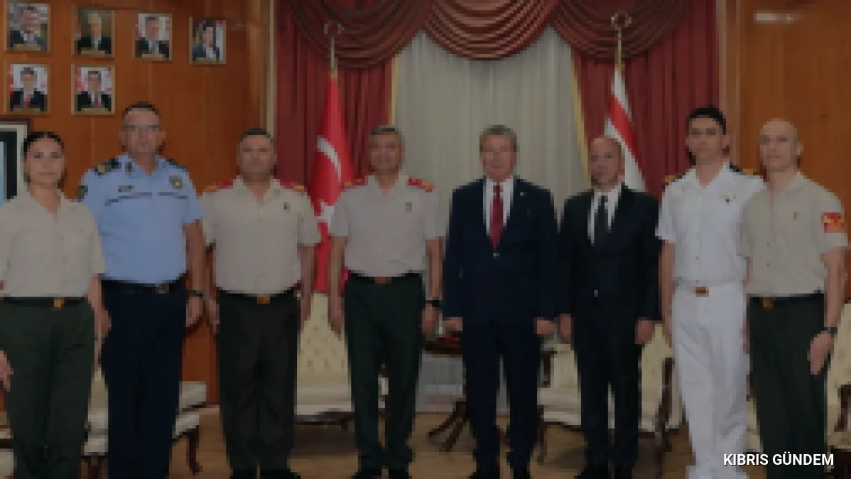 Başbakan Ünal Üstel Güvenlik Kuvvetleri Komutanı Görgülü'yü Kabul Etti