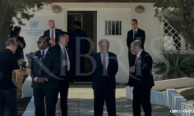 BM Genel Sekreteri Guterres Kıbrıs liderleriyle ara bölgede toplandı