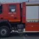 Boğaziçi İskele ana yolunda seyir halindeki tırda yangın çıktı