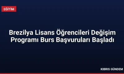 Brezilya Lisans Öğrencileri Değişim Programı Burs Başvuruları Başladı