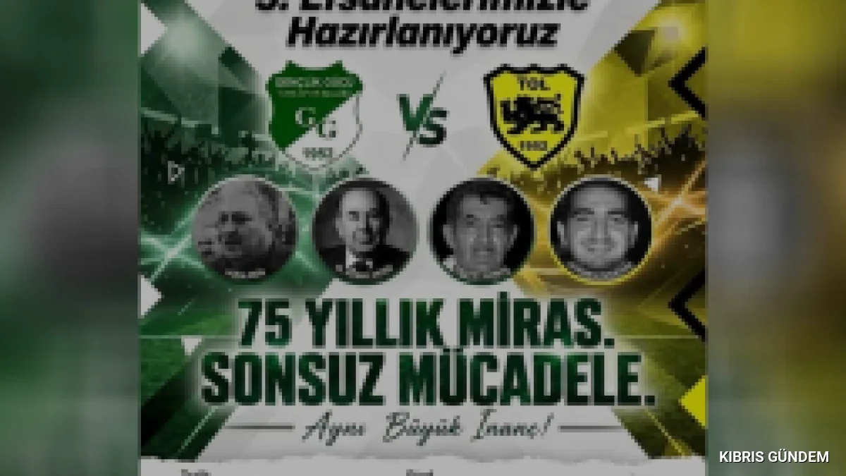China Bazaar Gençlik Gücü ve Türk Ocağı Limasol 75 Yıl Özel Maçı