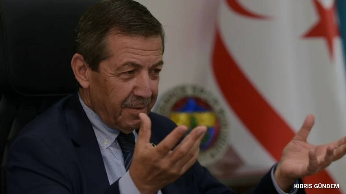 Dışişleri Bakanı Ertuğruloğlu Kıbrıs Meselesinde İki Devletli Çözümü İşaret Etti