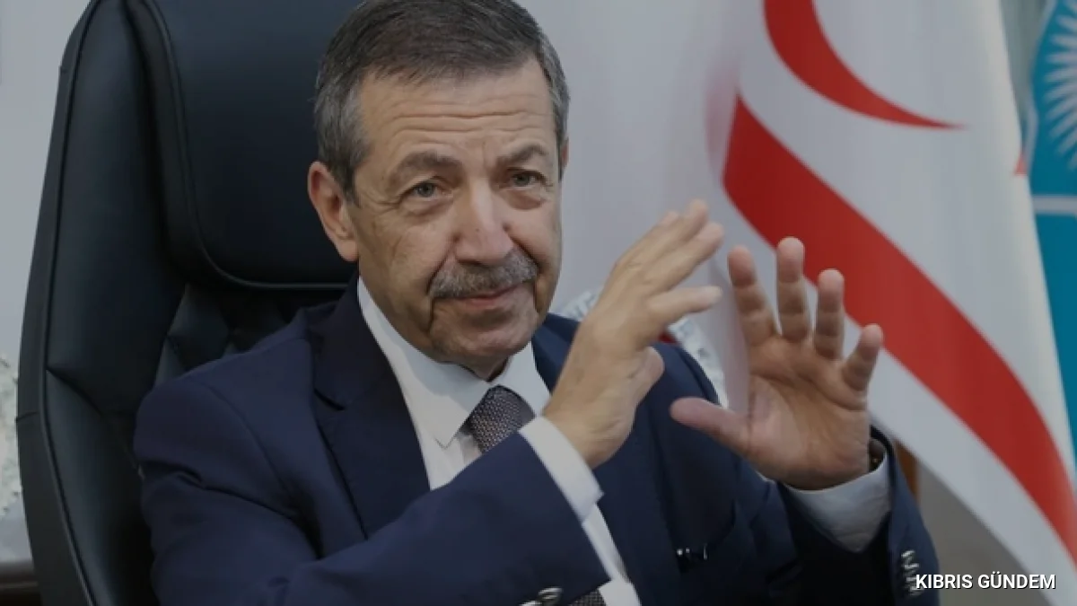 Dışişleri Bakanı Ertuğruloğlu Kıbrıs Müzakerelerindeki Tıkanıklığı Değerlendirdi