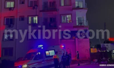 Gönyeli'de apartmandan düşen 24 yaşındaki genç hayatını kaybetti