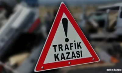 Lefkoşa Dr Fazıl Küçük Caddesinde Zincirleme Trafik Kazası