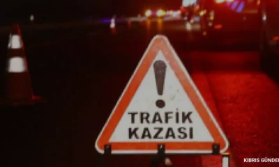 Lefkoşa Girne yolunda alkollü sürücü kaza yaptı