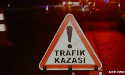 Lefkoşa ve İskele yollarında iki trafik kazası