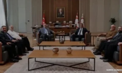 Milli Mücadele Vakfı Cumhurbaşkanı Erhürman ile Kıbrıs Sürecini Görüştü