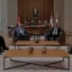 Milli Mücadele Vakfı Cumhurbaşkanı Erhürman ile Kıbrıs Sürecini Görüştü