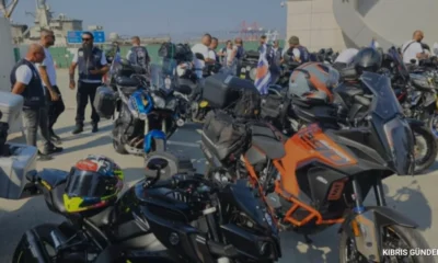 Rum motosikletli gruptan sınır kapılarında anma eylemi