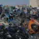 Rum motosikletli gruptan sınır kapılarında anma eylemi