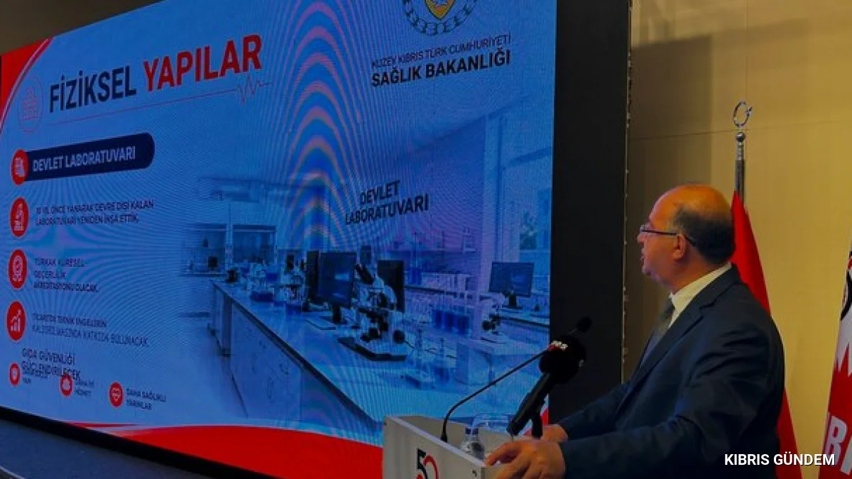 Sağlık Bakanı Dinçyürek KKTC Sağlık Yatırımlarını Açıkladı