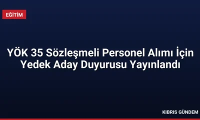 YÖK 35 Sözleşmeli Personel Alımı İçin Yedek Aday Duyurusu Yayınlandı