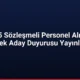 YÖK 35 Sözleşmeli Personel Alımı İçin Yedek Aday Duyurusu Yayınlandı