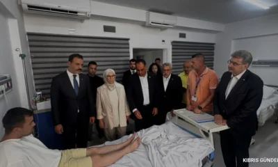 AK Parti Heyeti Girne Açıklarındaki Gemi Kazası Mağdurlarını Ziyaret Etti