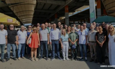 CTP ve Mehmet Harmancı Lefkoşa Açık Pazarında Bir Araya Geldi