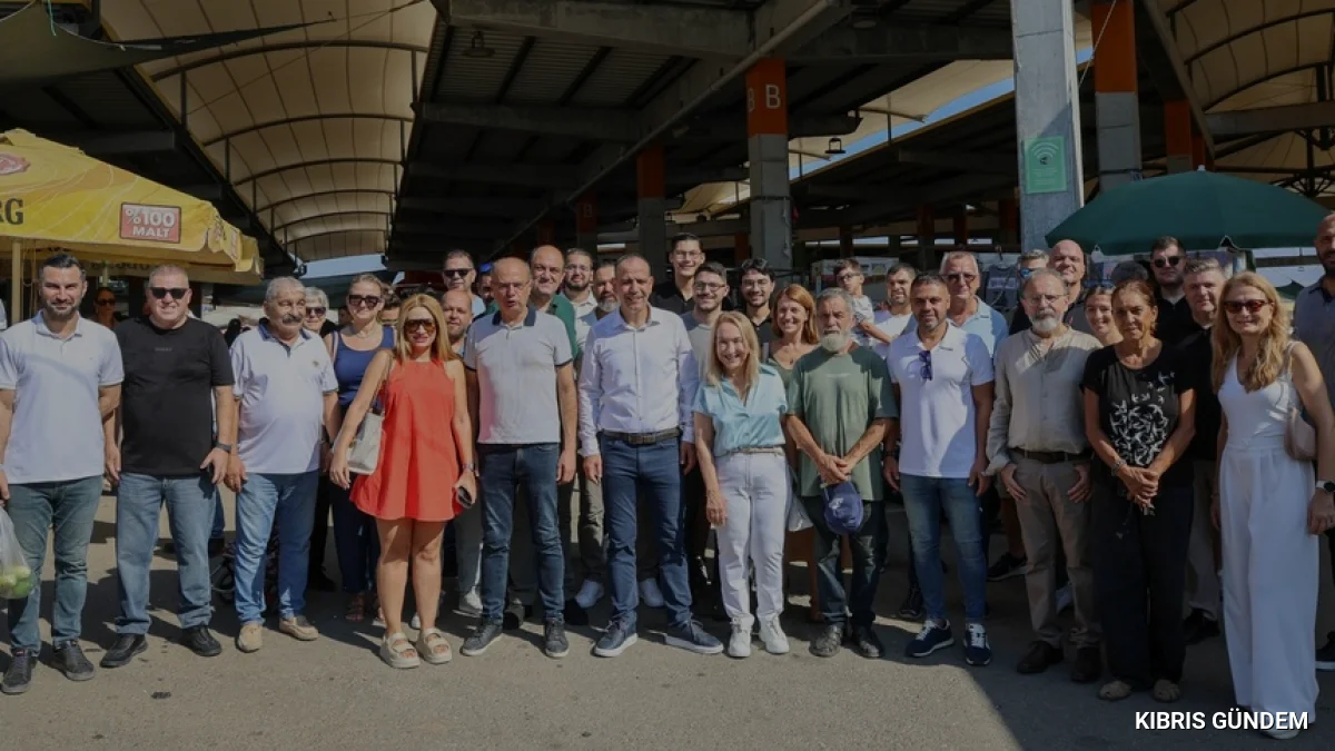 CTP ve Mehmet Harmancı Lefkoşa Açık Pazarında Bir Araya Geldi