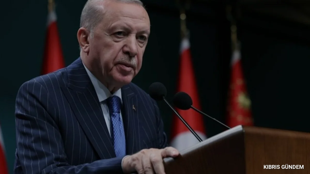 Cumhurbaşkanı Erdoğan'dan Girne açıklarında batan gemi için taziye