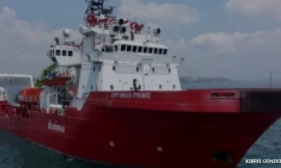 Derin Su Arama Gemisi Optimus Prime KKTC Karasularına Ulaştı