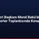 Din İşleri Başkanı Moral Bakü'deki Dini Liderler Toplantısında Konuştu