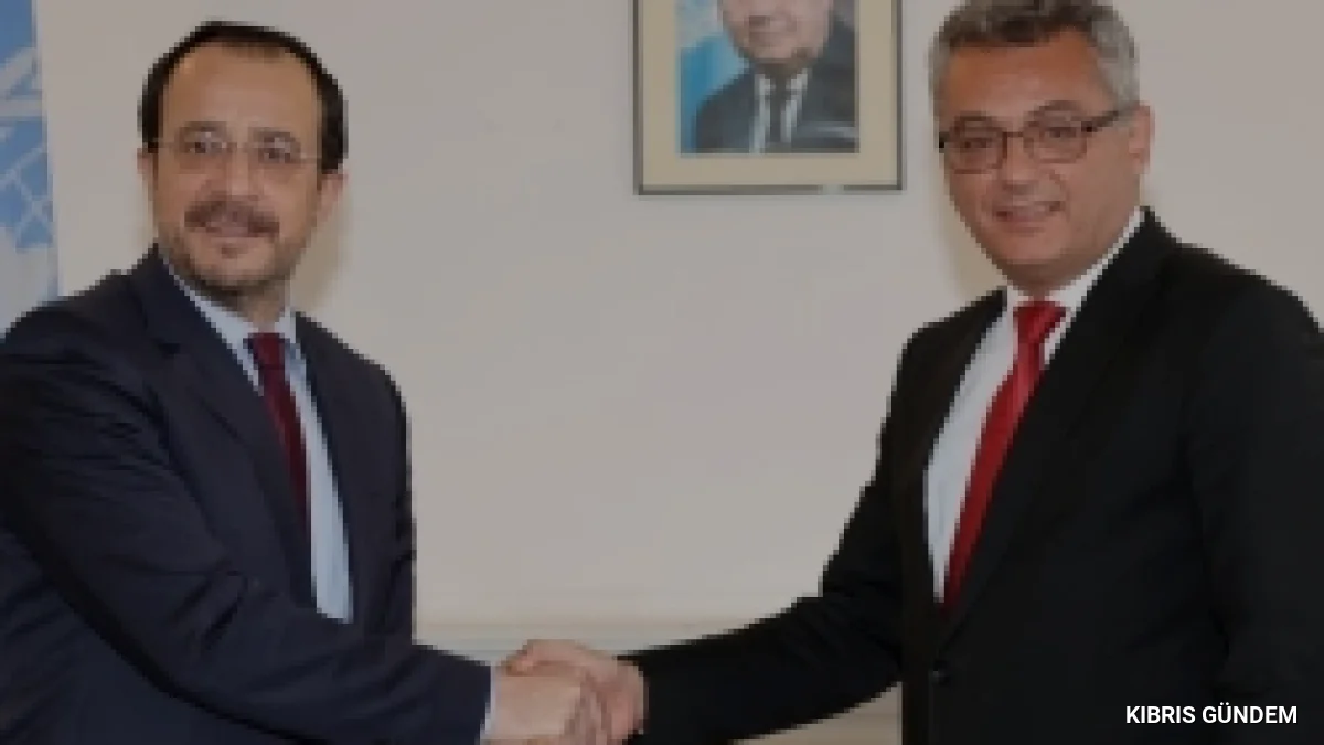 Erhürman ve Hristodulidis Kıbrıs Sorunu İçin Yarın Bir Araya Geliyor