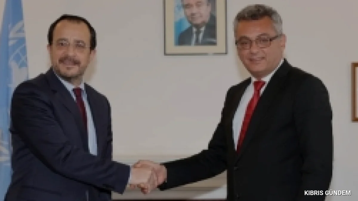 Erhürman ve Hristodulidis New York Zirvesi Öncesi Bir Araya Geliyor