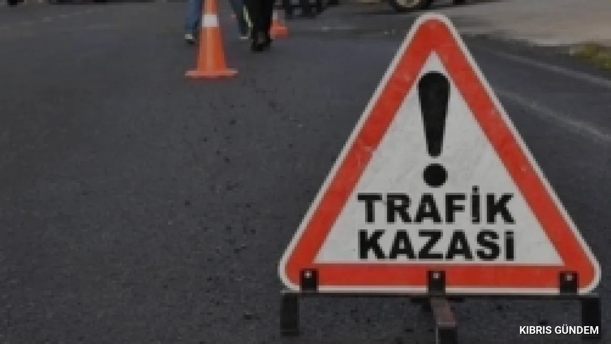 Gazimağusa'da Alkollü Sürücünün Karıştığı Trafik Kazası