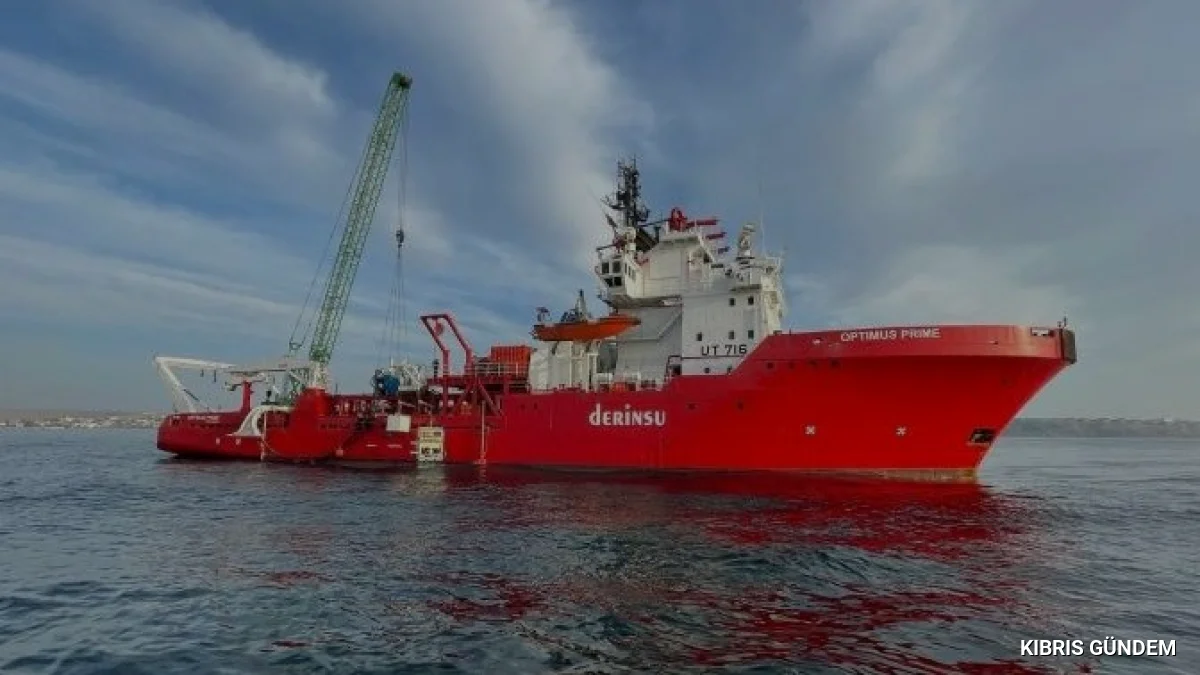 Girne açıklarında batan gemide arama çalışmaları derinleşti