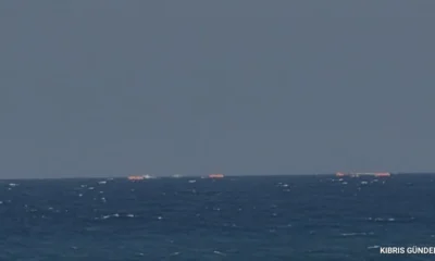 Girne açıklarında batan gemide tahliye operasyonu sürüyor