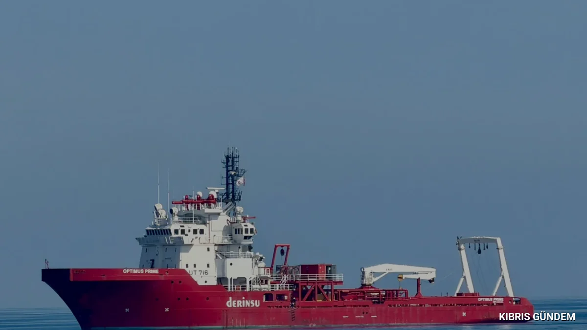 Girne açıklarındaki arama çalışmalarına Optimus Prime desteği
