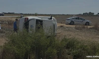 İskele Gazimağusa Anayolunda Trafik Kazası Bir Yaralı