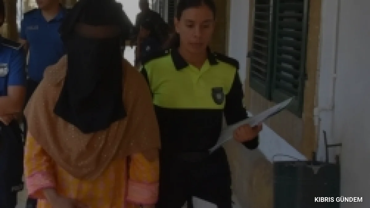 Lefkoşa Başpınar Mahallesinde Yangına Neden Olan Zanlı Mahkemeye Çıkarıldı