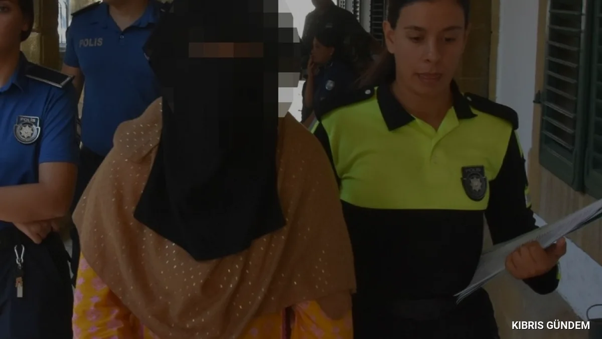 Lefkoşa'da yangına sebep olan şüpheli mahkemeye çıkarıldı