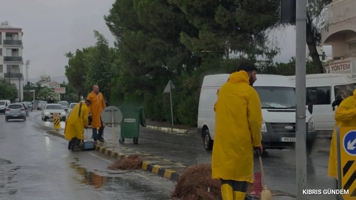Mehmet Harmancı Lefkoşa sağanak bilançosunu açıkladı