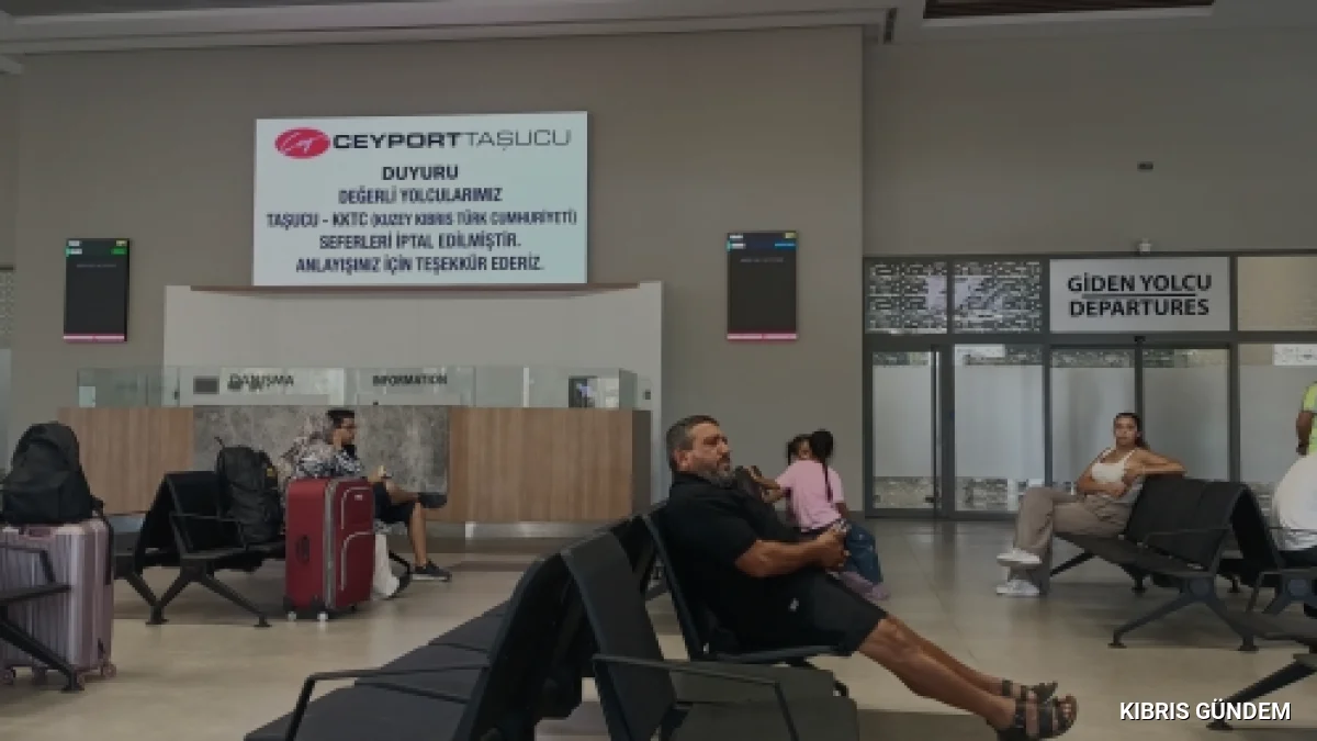 Mersin Girne Deniz Seferlerinde İptal Kararı