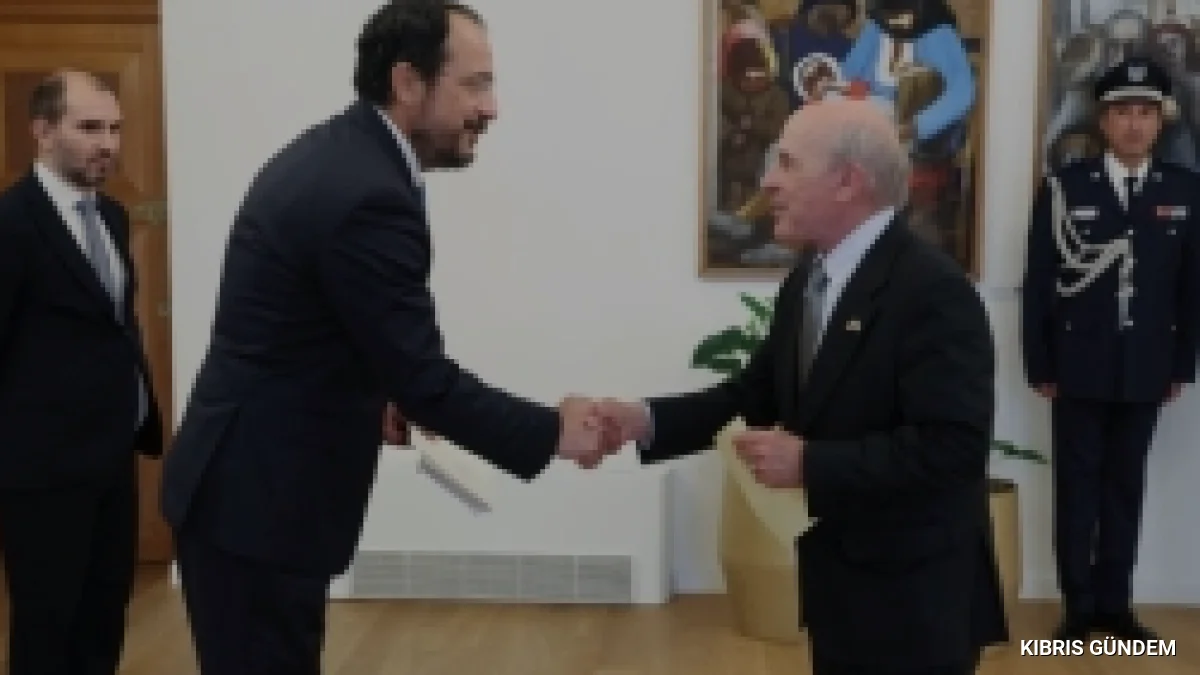 Nikos Hristodulidis ve ABD Büyükelçisi John Breslow İlk Kez Bir Araya Geliyor