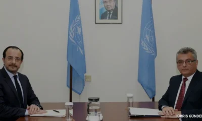 Tufan Erhürman ve Nikos Hristodulidis Ara Bölgede Bir Araya Geldi