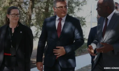 Tufan Erhürman ve Nikos Hristodulidis Lefkoşa Ara Bölgede Görüştü