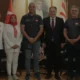 Ziya Öztürkler T-Bikers Türk Motor Kulübü heyetini kabul etti